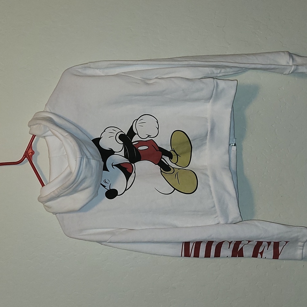 Mickey Mouse White Crop Jacket - image 1
